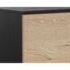 Rosso 66.5 X 18 inch Black / Brown / Matte Black Sideboard, Medium